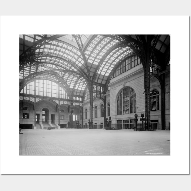 Penn Station Main Concourse, 1915. Vintage Photo Wall Art by historyphoto